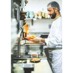 Behållare För Matförvaring-GN 1/2 behållare i rostfritt stål Profi Line höjd 100 mm - Hendi 801420