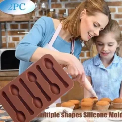 Godisform - HD1136 - Silikon - 2 stycken - Återanvändbar - Temperatur -40 till 230°C