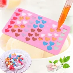Bakning-Godisformar - 5 delar gör-det-själv-formar med 2 pipetter - Silikonform för godis, gelé, choklad