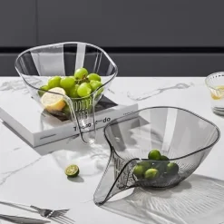 Durkslag & Silar-GOSHIES Dräneringsskål med tratt 3 delar handskar och trasa