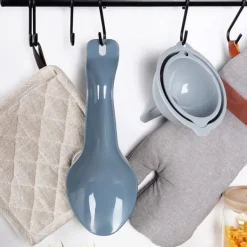 Skedhållare-Grå slev- och skedställ