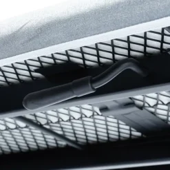 Grå strykbräda 130x34x87,5 cm