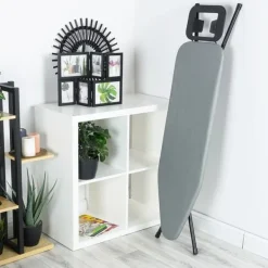 Grå strykbräda 130x34x87,5 cm