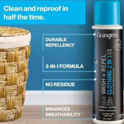 GRANGERS WASH + REPEL CLOTHING 2IN1 300 ML, tvättmedel funktionskläder