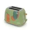 Brödrostar & Brödgrillar-Grill Toast - CAPRIZZE - Kaito - Extra Stor Dubbel Springa - 6 Grillnivåer - Matt Grön