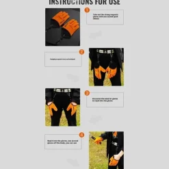 Grytlappar & Grillvantar-Grillhandskar i spaltläder värmeisolerande skållningsskyddande handskar