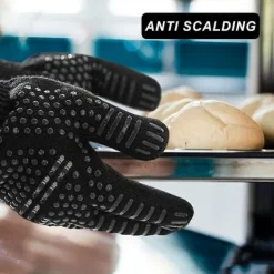 Grillhandskar värmetåliga upp till 800 °C ugnshandskar