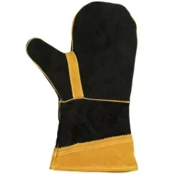 Grillhandske - PAPILLON - 34 cm - Läder - Svart - 1 styck