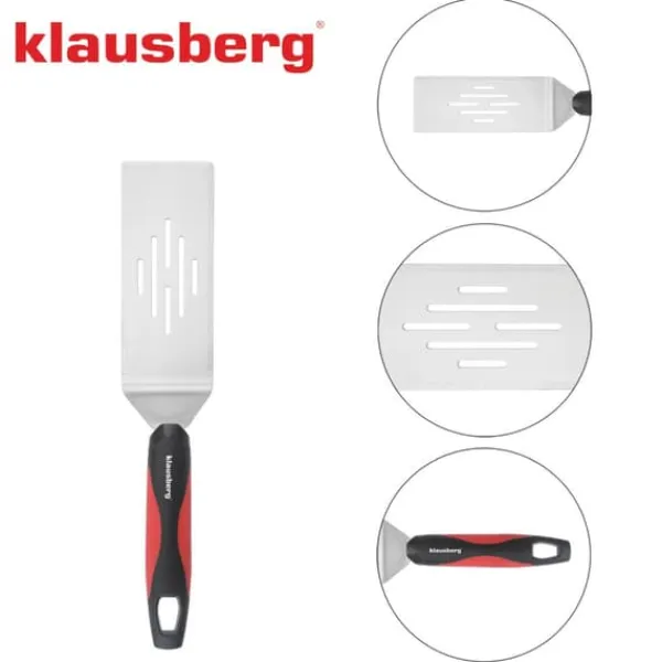 Grillspatel 36 cm, rostfritt stål, KLAUSBERG KB-7897