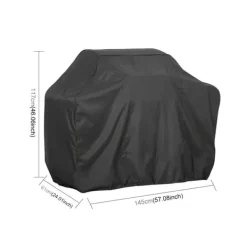 Grillar-Grillöverdrag 145x61x117cm - skyddar mot väder och vind