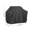 Grillar-Grillöverdrag 170x61x117cm - skyddar mot väder och vind