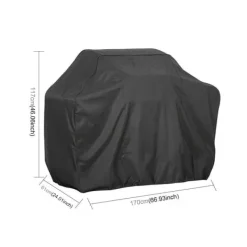 Grillar-Grillöverdrag 170x61x117cm - skyddar mot väder och vind