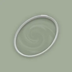 Grön matt väggfärg The Color Kitchen Sane Sage Dispersion exklusiv för inomhus Hög intensitet på 5 liter