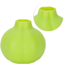 Vitlökspressar-Grön Silikon Vitlöksskalare Livsmedelskvalitet Mjukt Material Skalningsverktyg för Hemkök