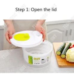 Grönsaks- och frukthandduk - TD® - Stora kapacitet - Innovativ design - Lätt att rengöra - Vit