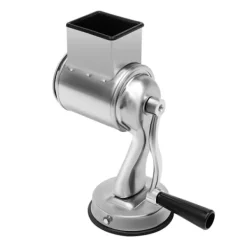 Grönsakshackare, Rostfritt Stålblad, 5 Utbytbara Blad, Sugkoppsbas, Ergonomiskt ABS-handtag, Säker Design