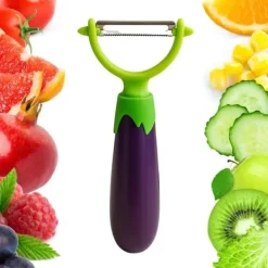 Grönsaksskalare 16 cm – Original Auberginehandtag | Praktisk & Design