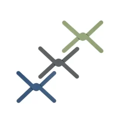 Grytlapp hopfällbar mix