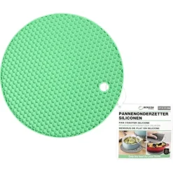Grytlappar & Grillvantar-Grytlapp silikon rund Ø18 cm