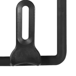 Grytlock i glas - Ståligt silikonlock för rektangelpanna (svart, 13 x 18 cm)