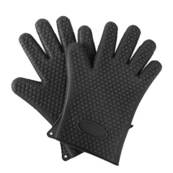 Grytlappar & Grillvantar-Grytvante silikon - Extra slitstark - Svart