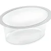 GUILLIN - MOULIPACK OGL PÅSE MED 150 genomskinlig geléäggform, polystyren, genomskinlig, 8,6 x 6,6 x 3,4 cm OGL