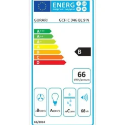 Gurari 046 Vägghängd fläkt 90 cm •1000m³/h•Luxe vägghängd fläkt från Gurari • 3 hastigheter •1000m³/h