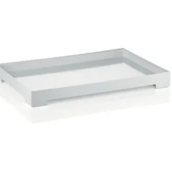 Serveringsfat & Skålar-GUZZINI BRICKA 'ESSENCE' 'ICONS' L, VIT, KÖKSTILLBEHÖR