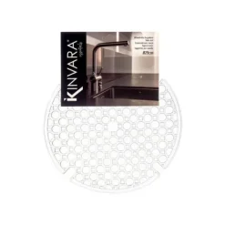 Halkfri matta Kinvara Transparent Plast 29 x 0,1 x 29 cm Diskho (12 antal)