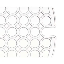 Halkfri matta Kinvara Transparent Plast 29 x 0,1 x 29 cm Diskho (12 antal)
