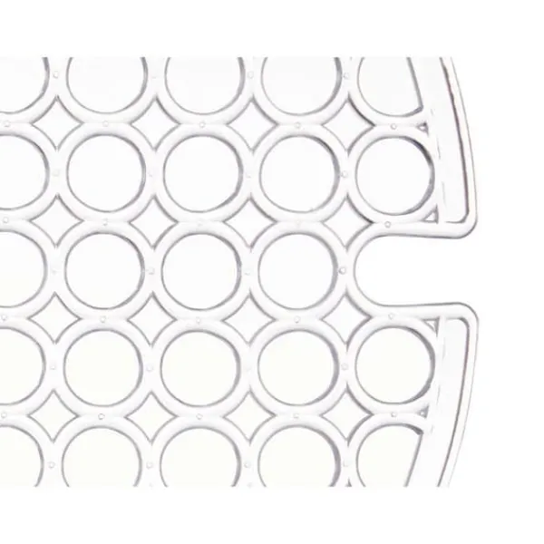 Halkfri matta Kinvara Transparent Plast 29 x 0,1 x 29 cm Diskho (12 antal)