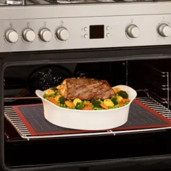 Bakning-Halkfri mikroperforerad ugnsmatta Silikon Kex Bakmatta Macarons Pizzakaka Bakplåtsmatta Ugn Mikrovågsugn Bakform Verktyg