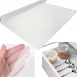 Halkfri skyddsmatta för skåplådor, matt, stor, 300x50cm