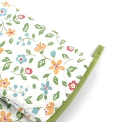 Halkfria blomgräsugnshandskar - Värmebeständiga vantar för matlagning