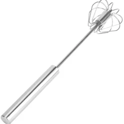 Halvautomatisk äggvisp i rostfritt stål Mixer Mixer Mjölkskummare Köksredskap (K3328#B (M))