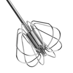 Halvautomatisk äggvisp i rostfritt stål Mixer Mixer Mjölkskummare Köksredskap (K3328#B (M))