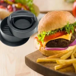 Hamburgerpress - KONVINIT - 3 i 1 - Avtagbar - Lätt att använda - Svart