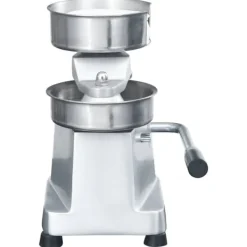 Hamburgerpress i aluminium med 500 pappersark | Diameter: 13 cm | Perfekt för professionell användning