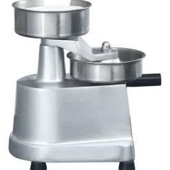 Hamburgerpress i aluminium med 500 pappersark | Diameter: 13 cm | Perfekt för professionell användning