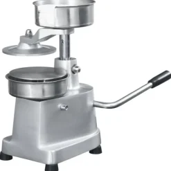 Hamburgerpress i aluminium med 500 pappersark | Diameter: 13 cm | Perfekt för professionell användning