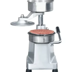 Hamburgerpress i aluminium med 500 pappersark | Diameter: 13 cm | Perfekt för professionell användning