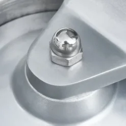 Hamburgerpress i aluminium med 500 pappersark | Diameter: 13 cm | Perfekt för professionell användning