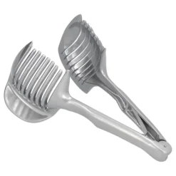 Handhållen Lökskärare Bekväm Rostfri Stål Hållbar Multifunktionell Citronhållare för Köksrestauranger