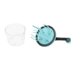 Vispar-Handmixer PP Handhållen äggvisp med avtagbart handtag gräddvisp Bekväm och halkfri ljusgrön för kök