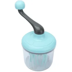 Vispar-Handmixer PP Handhållen äggvisp med avtagbart handtag gräddvisp Bekväm och halkfri ljusgrön för kök