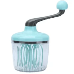 Vispar-Handmixer PP Handhållen äggvisp med avtagbart handtag gräddvisp Bekväm och halkfri ljusgrön för kök