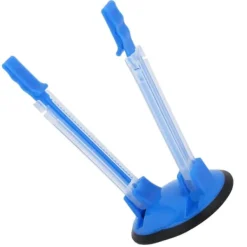 Hands-Free Baggy Rack Clip - Adjustable Kitchen Food Storage Bag Opener (Blue)