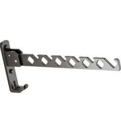 Hem Hopfällbar Torkkrok Halkfri Aluminiumlegering Infällbar Väggmonterad Galgeställ Klädkrokar för Hemmet