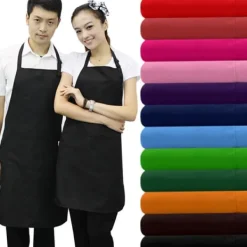 Hem Kök Enkel Snygg Ren Färg Förkläde - Brun