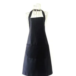 Hem Kök Enkel Snygg Ren Färg Förkläde - Orange